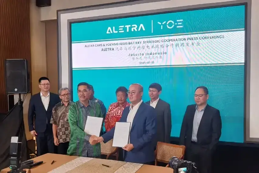 Aletra Gandeng Yoening Technology Kembangkan Baterai EV, Kejar TKDN 40%